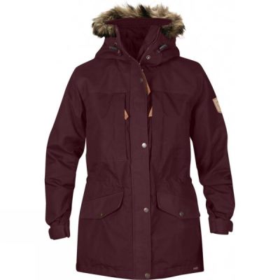 Chaqueta Invierno Fjallraven Singi Mujer - Rojas Oscuro - Chile MUX460591